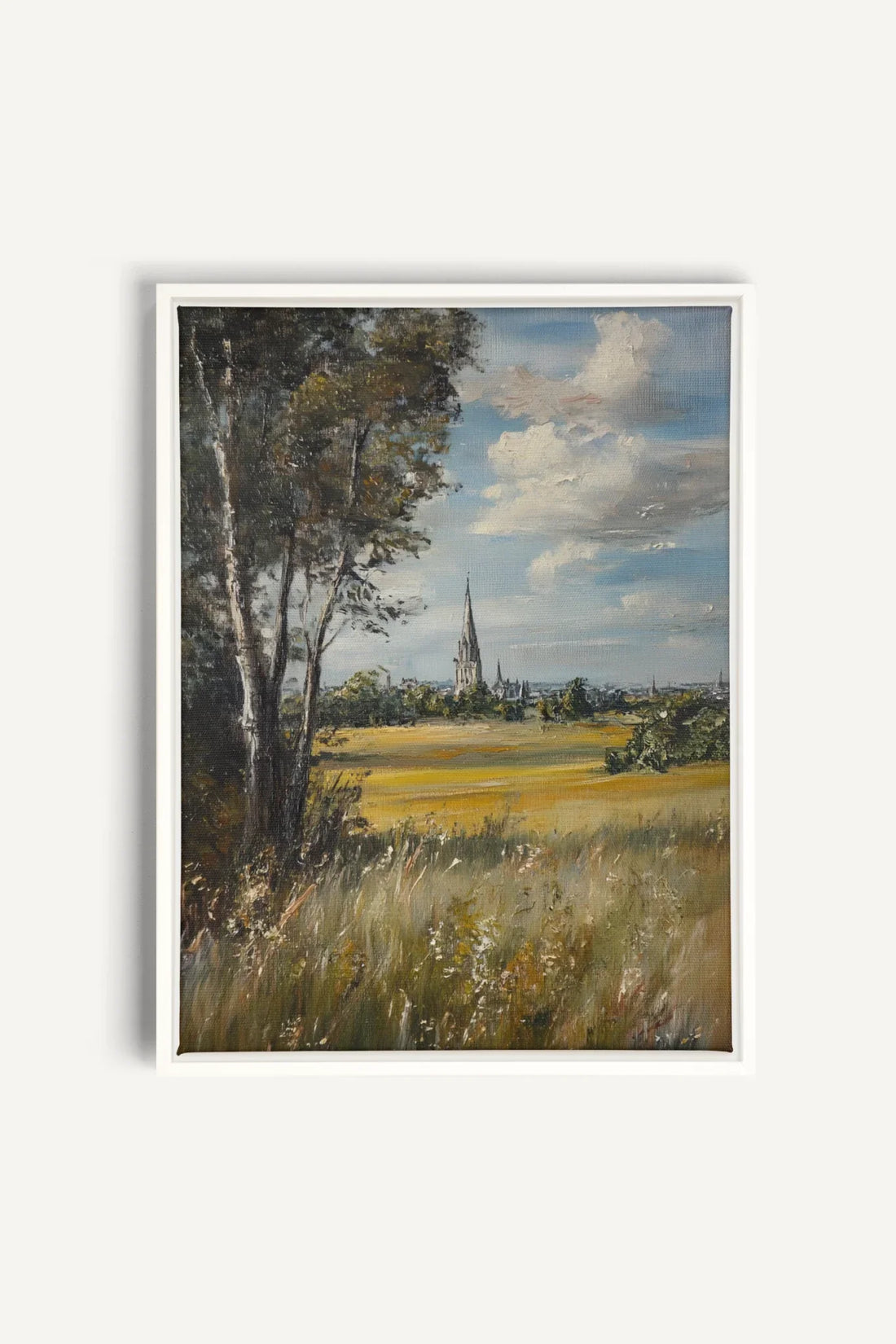 OLEKA CANVAS - SACRED MEADOWS, Oeuvre sur toile étirée, encadré Blanc
