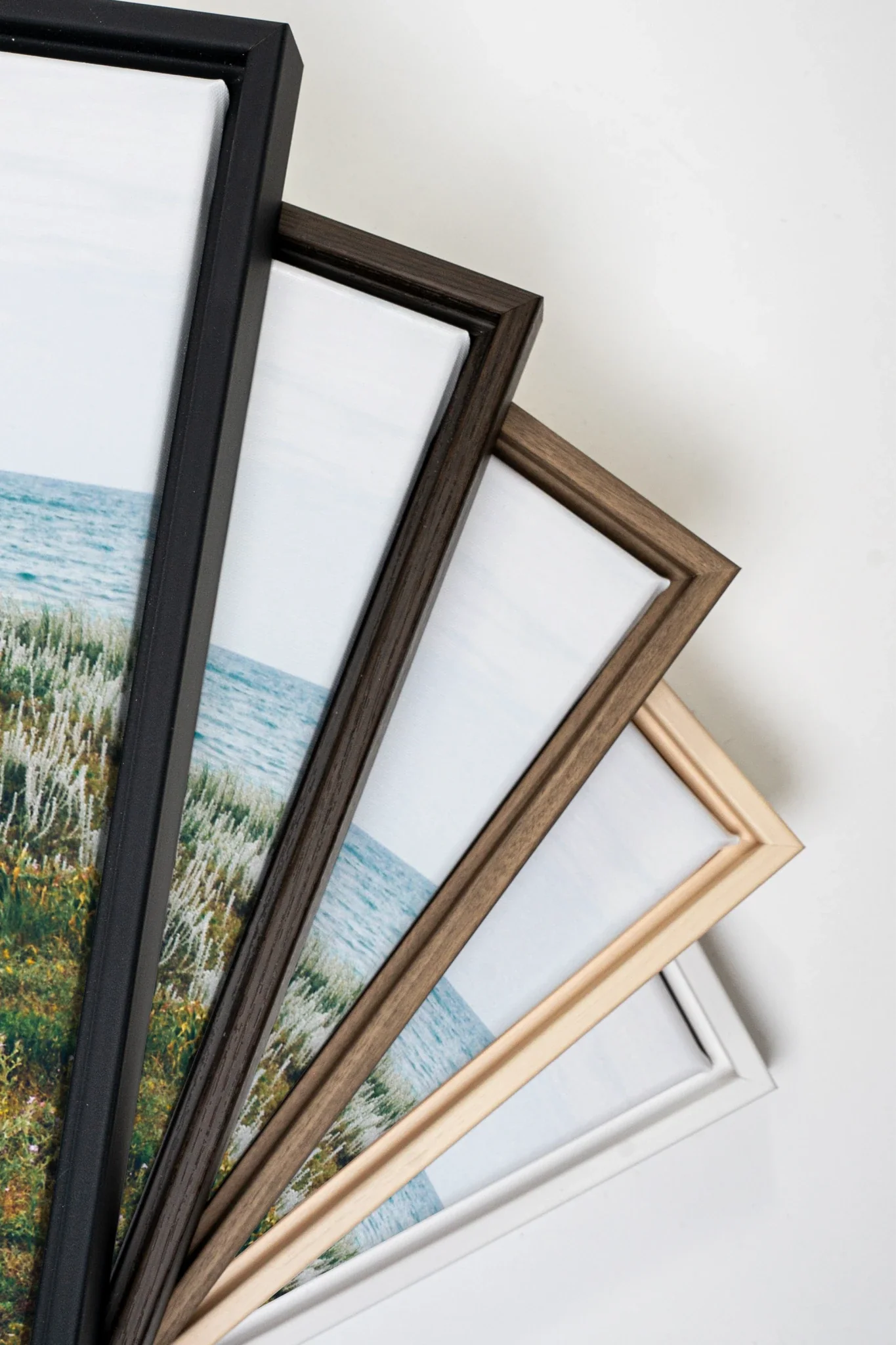 SALT AIR, Oeuvre sur toile étirée, encadré Blanc