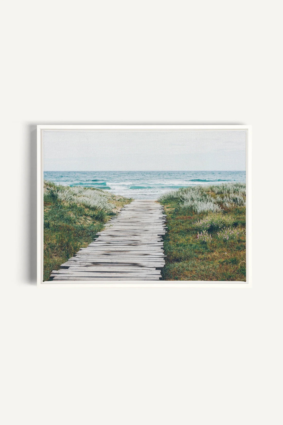 SALT AIR, Oeuvre sur toile étirée, encadré Blanc
