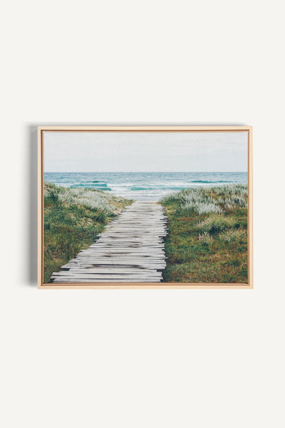 SALT AIR, Oeuvre sur toile étirée, encadré Naturel Clair
