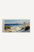 OLEKA CANVAS - SALTY WINDS, Oeuvre sur toile étirée, encadré Blanc