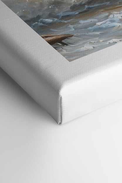 JOURNEY OF WAVES, Work on stretched canvas
