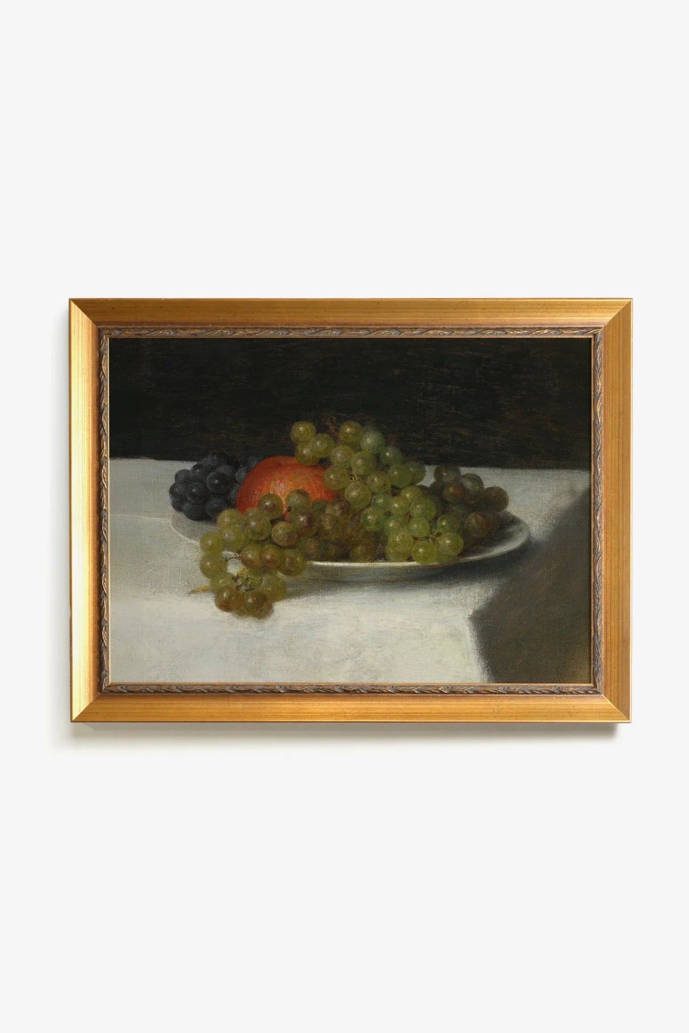SAVEUR DES COLLINES, Artwork on rigid canvas, framed in Vintage Gold