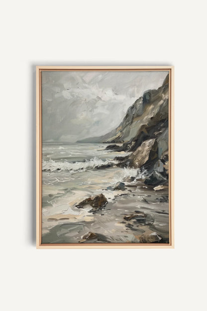 SHADED SHORES, Oeuvre sur toile étirée, encadré Naturel Clair