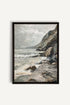 OLEKA CANVAS - SHADED SHORES, Oeuvre sur toile étirée, encadré Noir
