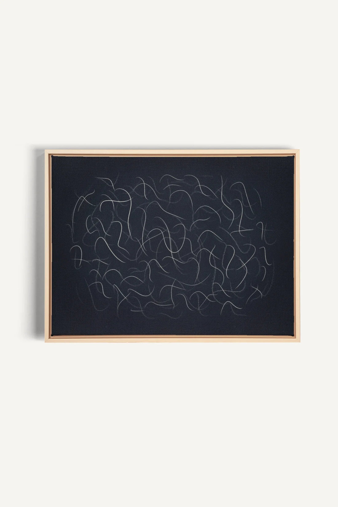 Shadow, Artwork on stretched canvas, framed Natural Light
