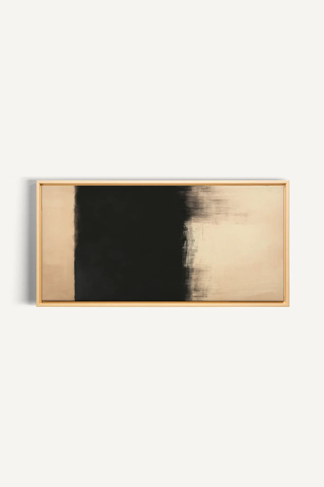 OLEKA CANVAS - SHADOW MEETS LIGHT, Oeuvre sur toile étirée, encadré Naturel Clair