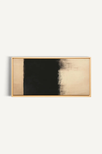 OLEKA CANVAS - SHADOW MEETS LIGHT, Oeuvre sur toile étirée, encadré Naturel Clair