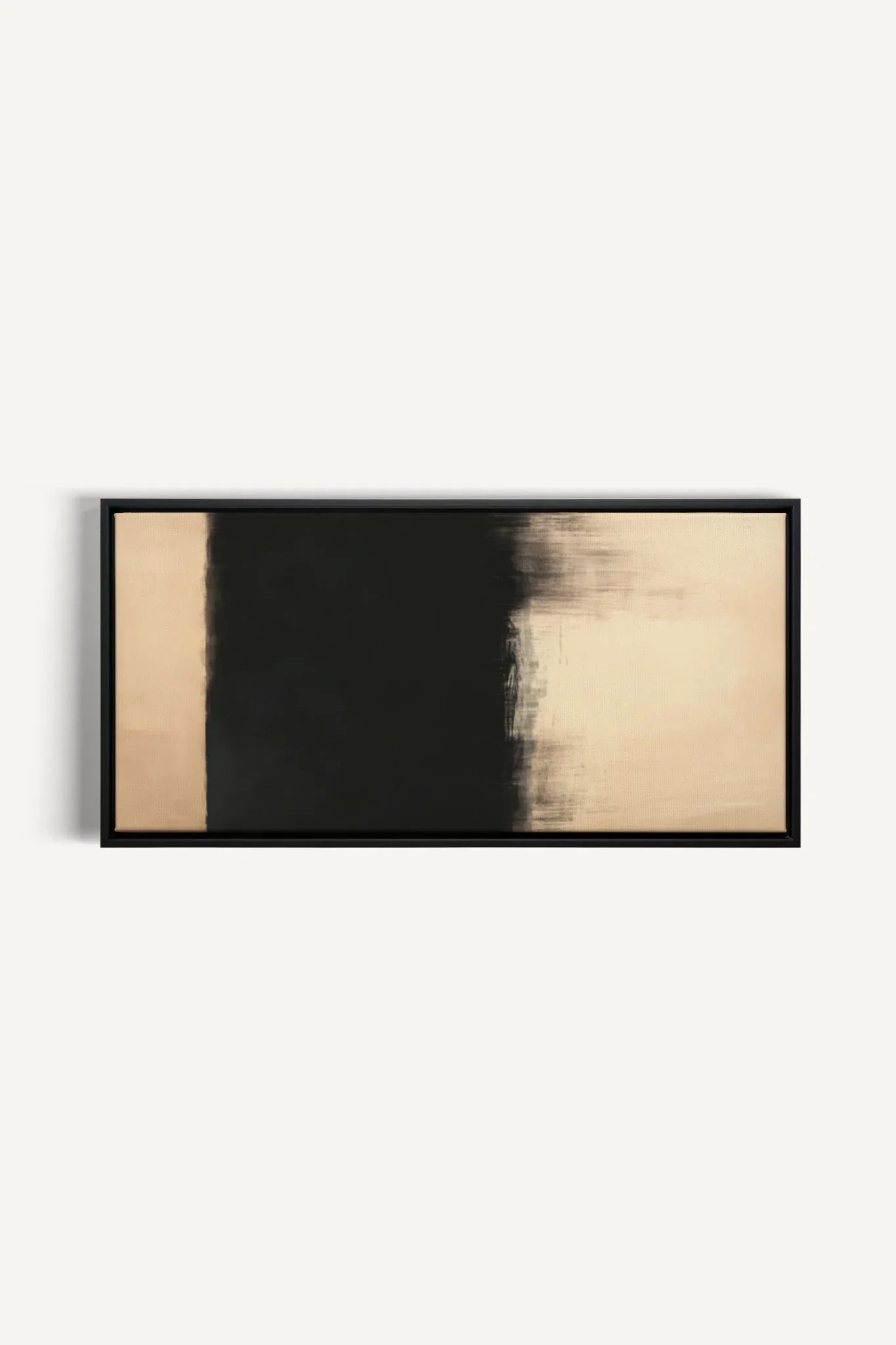 OLEKA CANVAS - SHADOW MEETS LIGHT, Oeuvre sur toile étirée, encadré Noir