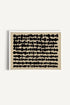 OLEKA CANVAS - SHADOW SCRIPT, Oeuvre sur toile étirée, encadré Blanc