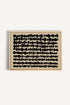 OLEKA CANVAS - SHADOW SCRIPT, Oeuvre sur toile étirée, encadré Naturel Clair