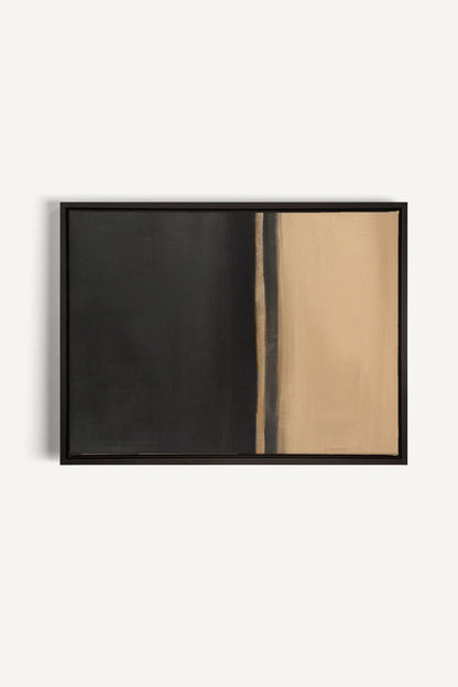 OLEKA CANVAS - SHIFTING SANDS, Oeuvre sur toile étirée, encadré Noir