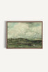 OLEKA CANVAS - SHORELINE, Oeuvre sur toile étirée, encadré Brun Chêne
