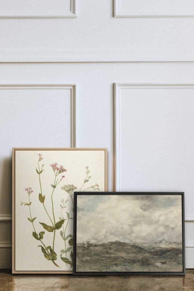 WILD FLOWERS, Oeuvre sur toile étirée