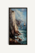 OLEKA CANVAS - SHORES OF INFINITY, Oeuvre sur toile étirée, encadré Brun Noyer