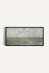 OLEKA CANVAS - SIGNATURE SEASCAPE, Oeuvre sur toile étirée, encadré Brun Noyer