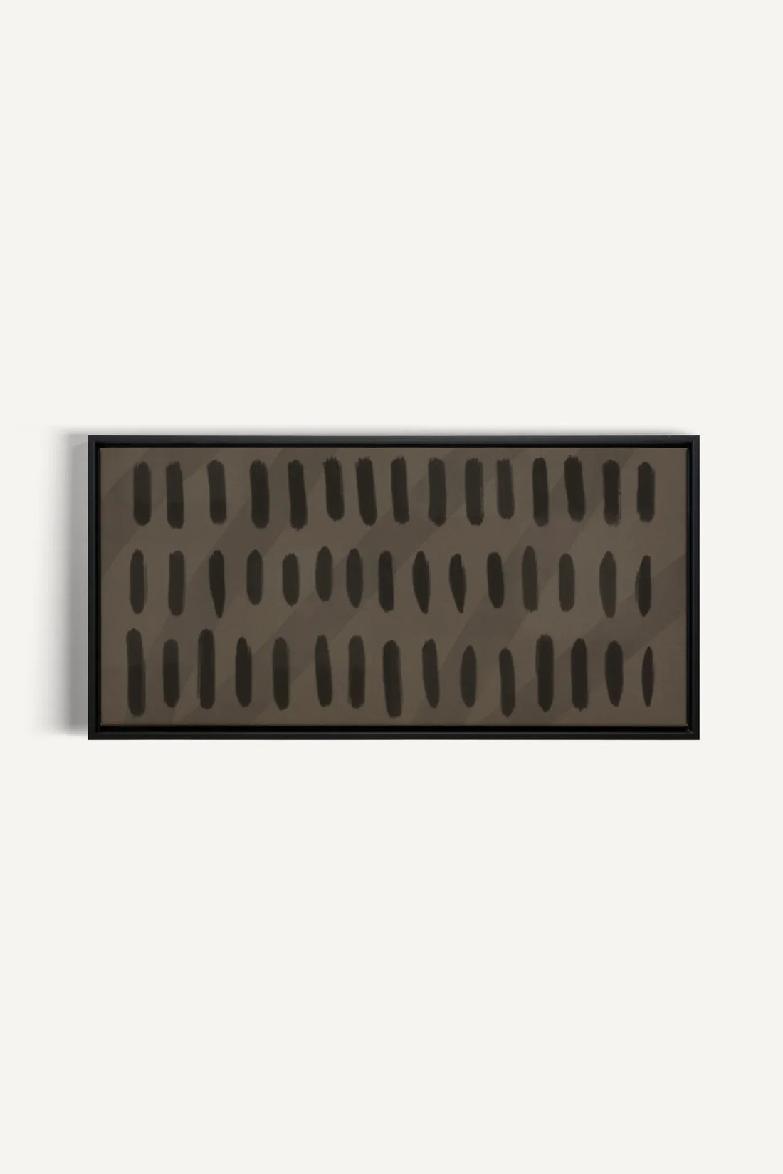 OLEKA CANVAS - SILENT BEATS, Oeuvre sur toile étirée, encadré Noir