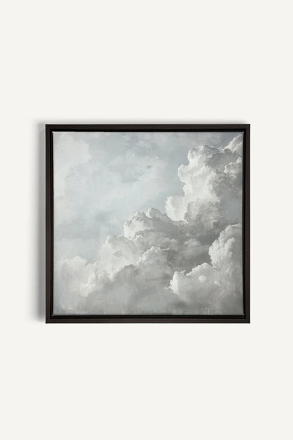 SKY DANCE, Oeuvre sur toile étirée, encadré Noir