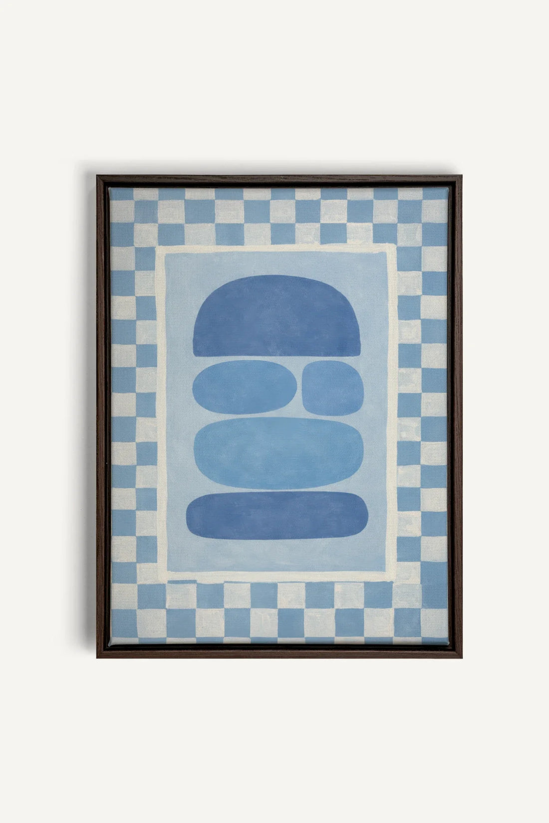 SKYBOARD, Oeuvre sur toile étirée, encadré Brun Noyer