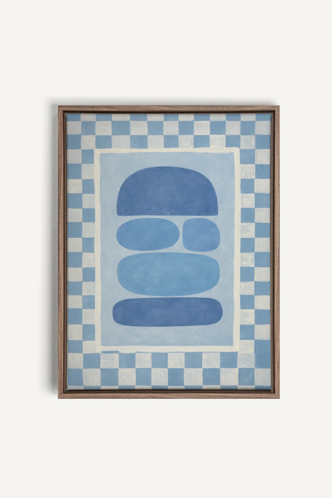 SKYBOARD, Oeuvre sur toile étirée, encadré Brun Chêne