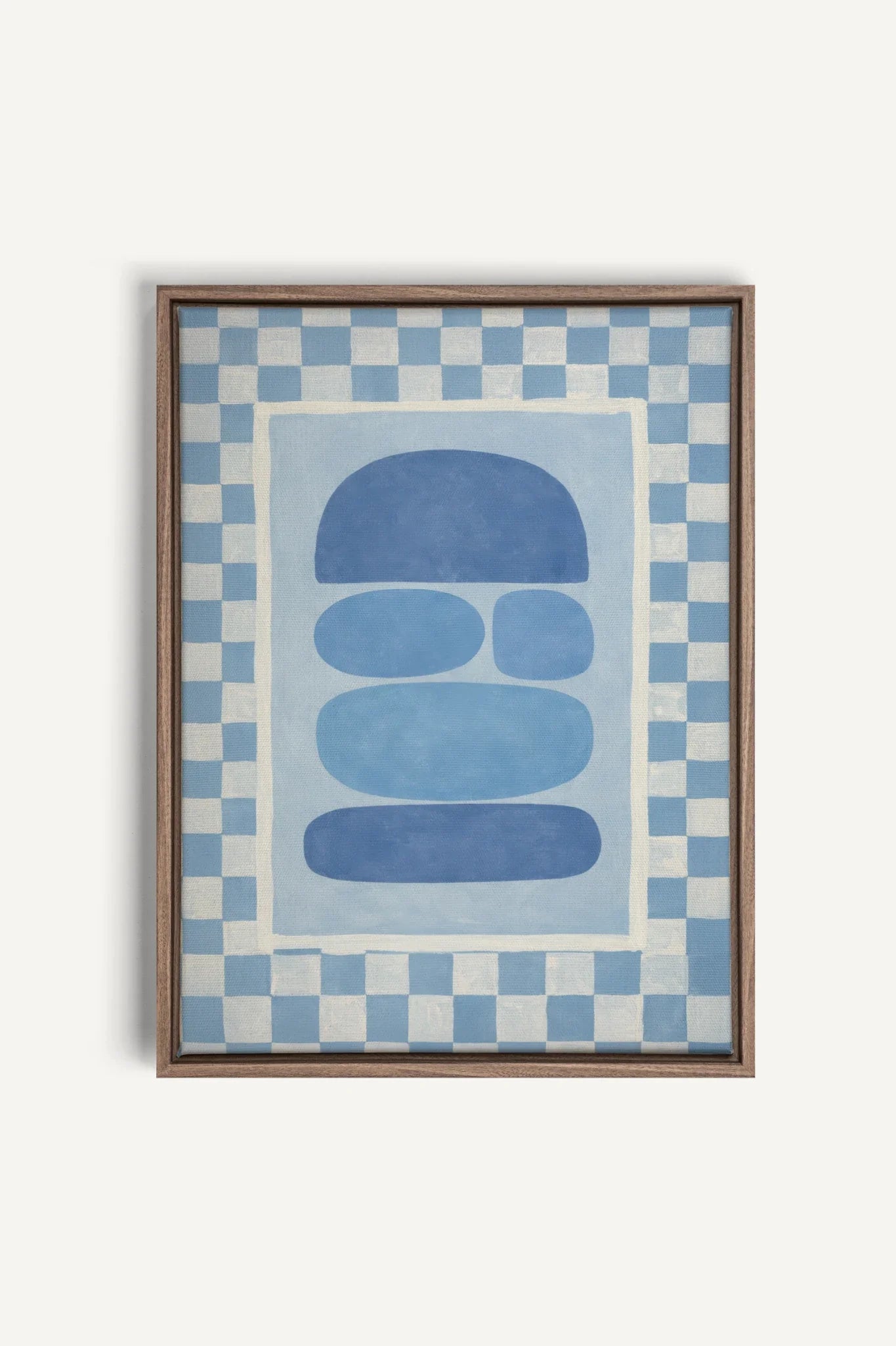 SKYBOARD, Oeuvre sur toile étirée, encadré Brun Chêne