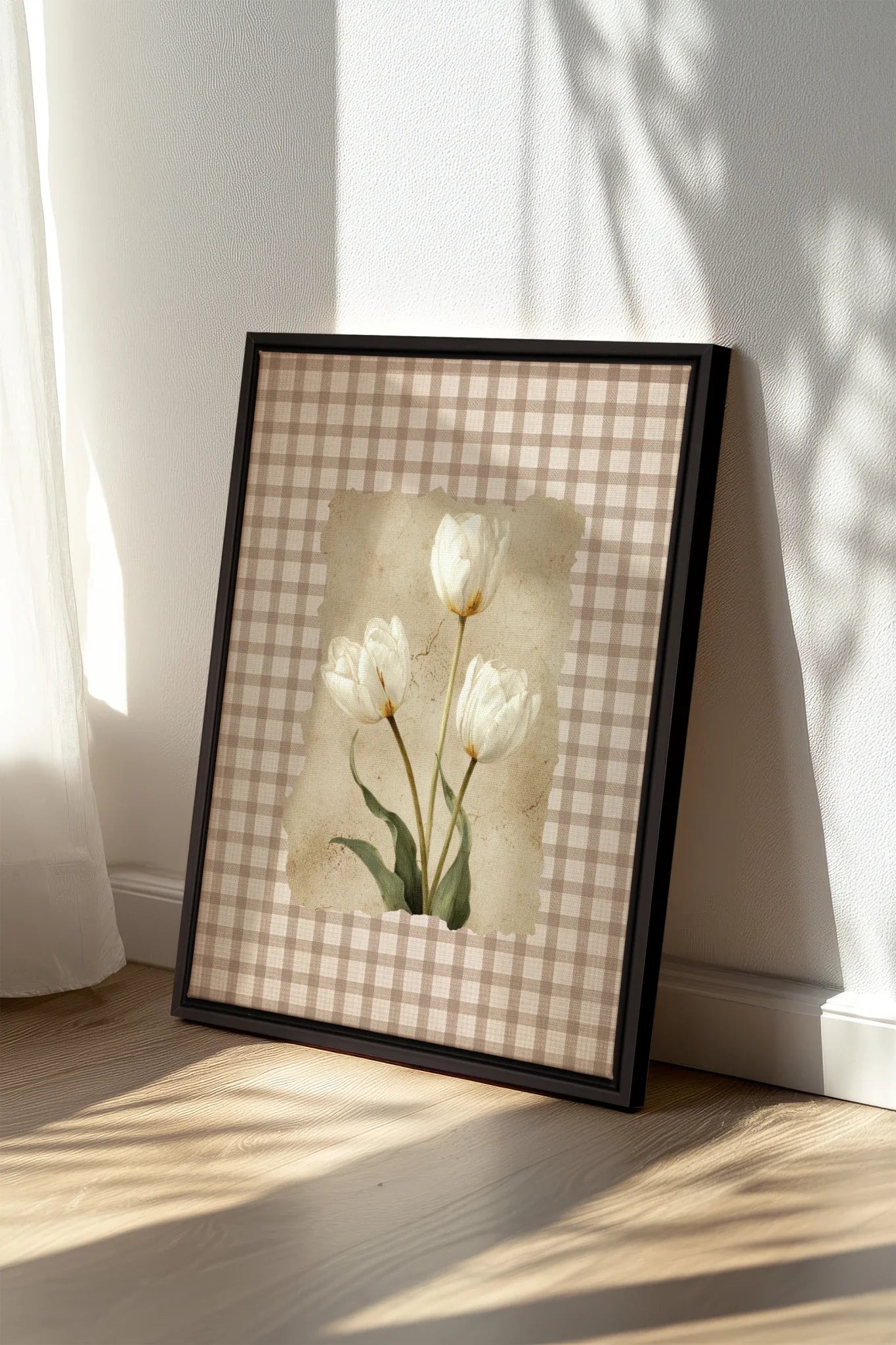 SOFT SPRINGS, Oeuvre sur toile étirée, encadré Noir
