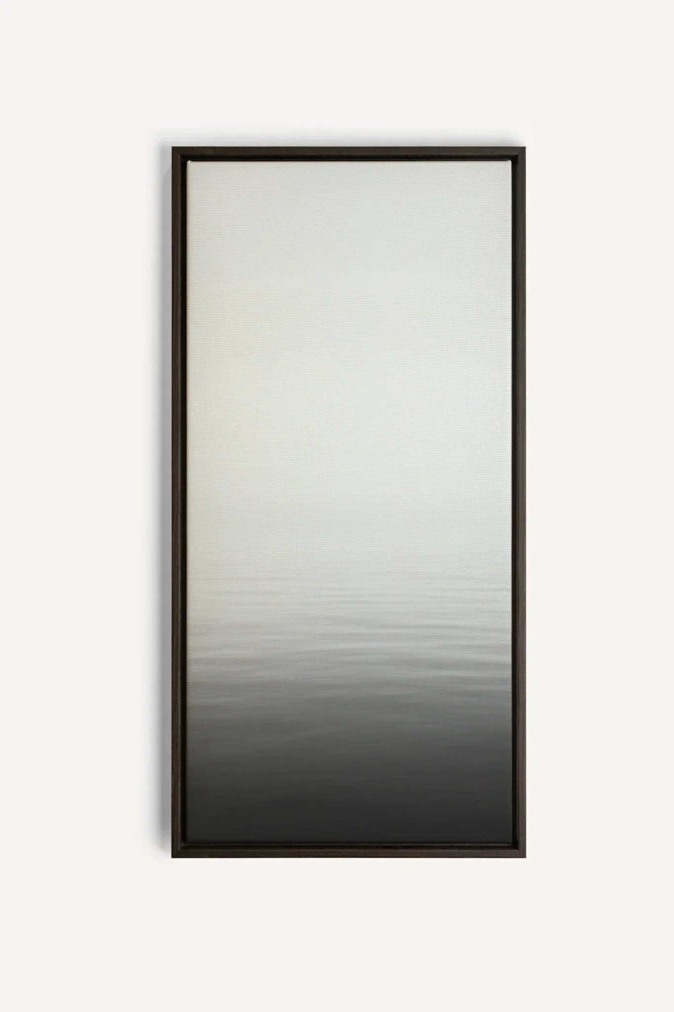 OLEKA CANVAS - SOOTHING MIST, Oeuvre sur toile étirée, encadré Brun Noyer