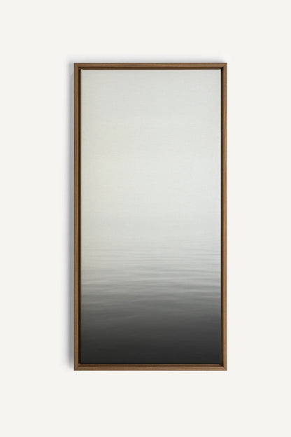 OLEKA CANVAS - SOOTHING MIST, Oeuvre sur toile étirée, encadré Brun Chêne