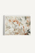 OLEKA CANVAS - SOUFFLE DE PLUMES, Oeuvre sur toile étirée, encadré Blanc