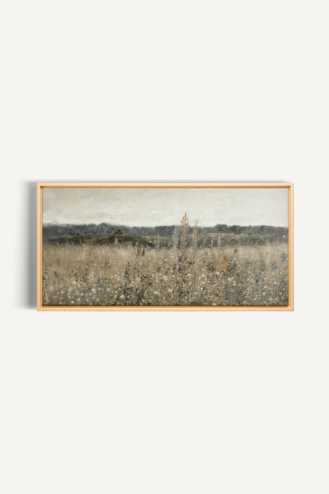 SOUFFLE DES PRÉS, Work on stretched canvas, framed Naturel Clair