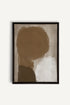OLEKA CANVAS - SOUFFLE TERREUX, Oeuvre sur toile étirée, encadré Noir