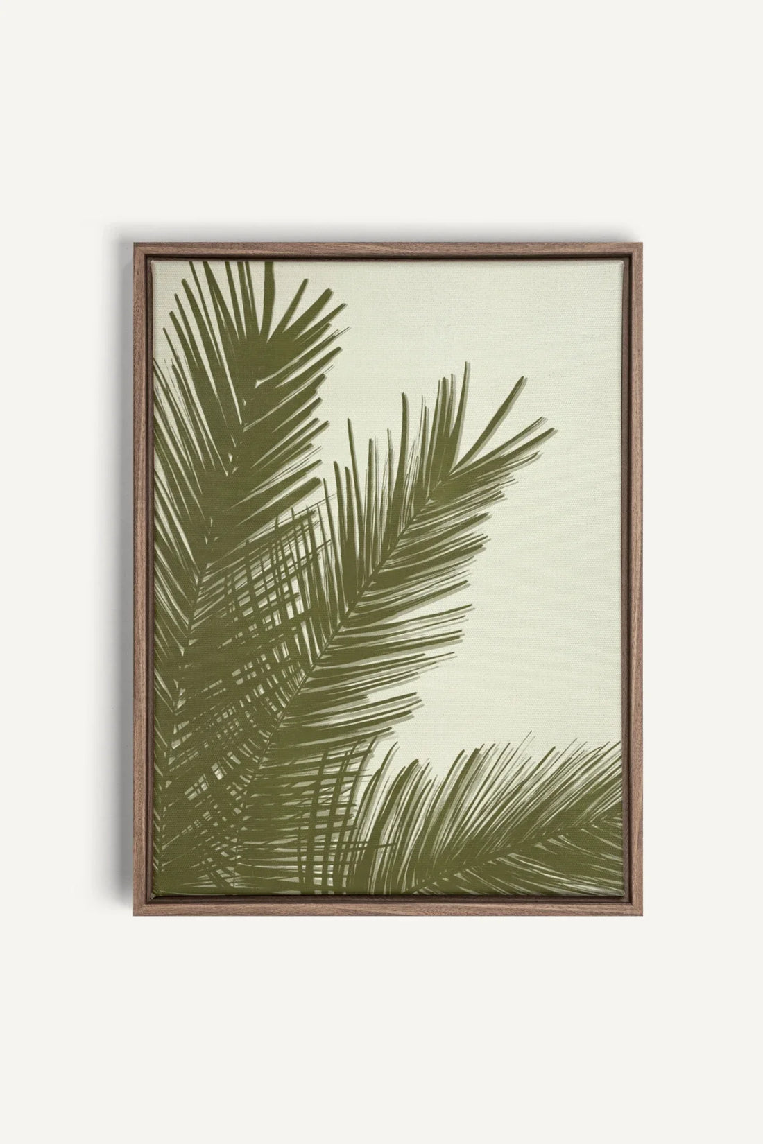 OLEKA CANVAS - SOUFFLE TROPICAL, Oeuvre sur toile étirée, encadré Brun Chêne