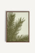 OLEKA CANVAS - SOUFFLE TROPICAL, Oeuvre sur toile étirée, encadré Brun Chêne