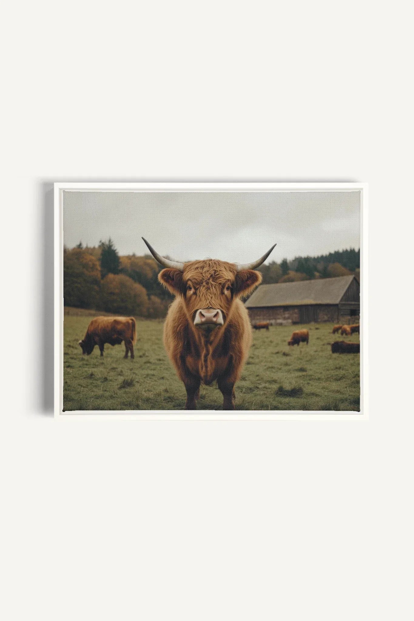 OLEKA CANVAS - SPIRIT OF THE MEADOW, Oeuvre sur toile étirée, encadré Blanc