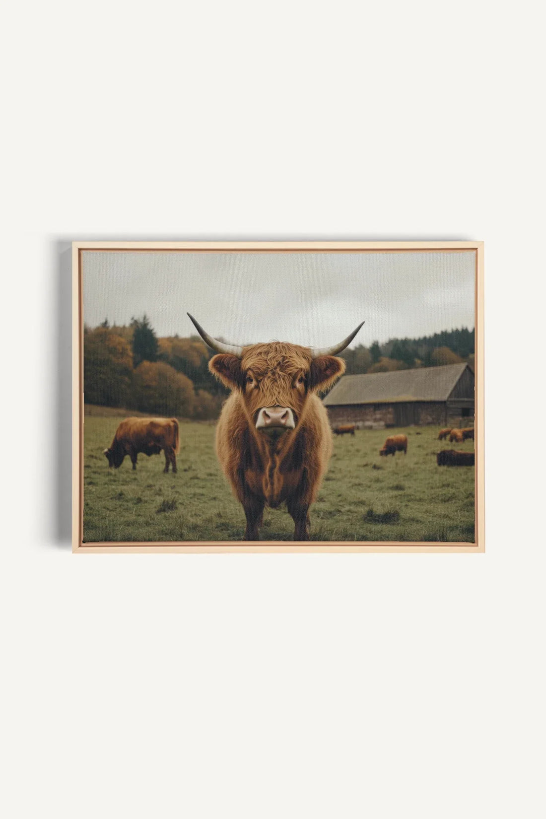 OLEKA CANVAS - SPIRIT OF THE MEADOW, Oeuvre sur toile étirée, encadré Naturel Clair