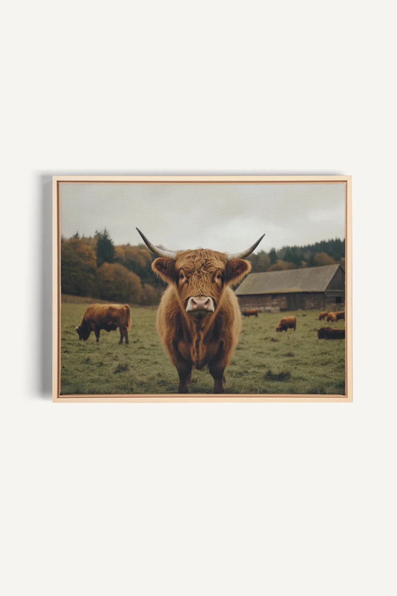 OLEKA CANVAS - SPIRIT OF THE MEADOW, Oeuvre sur toile étirée, encadré Naturel Clair