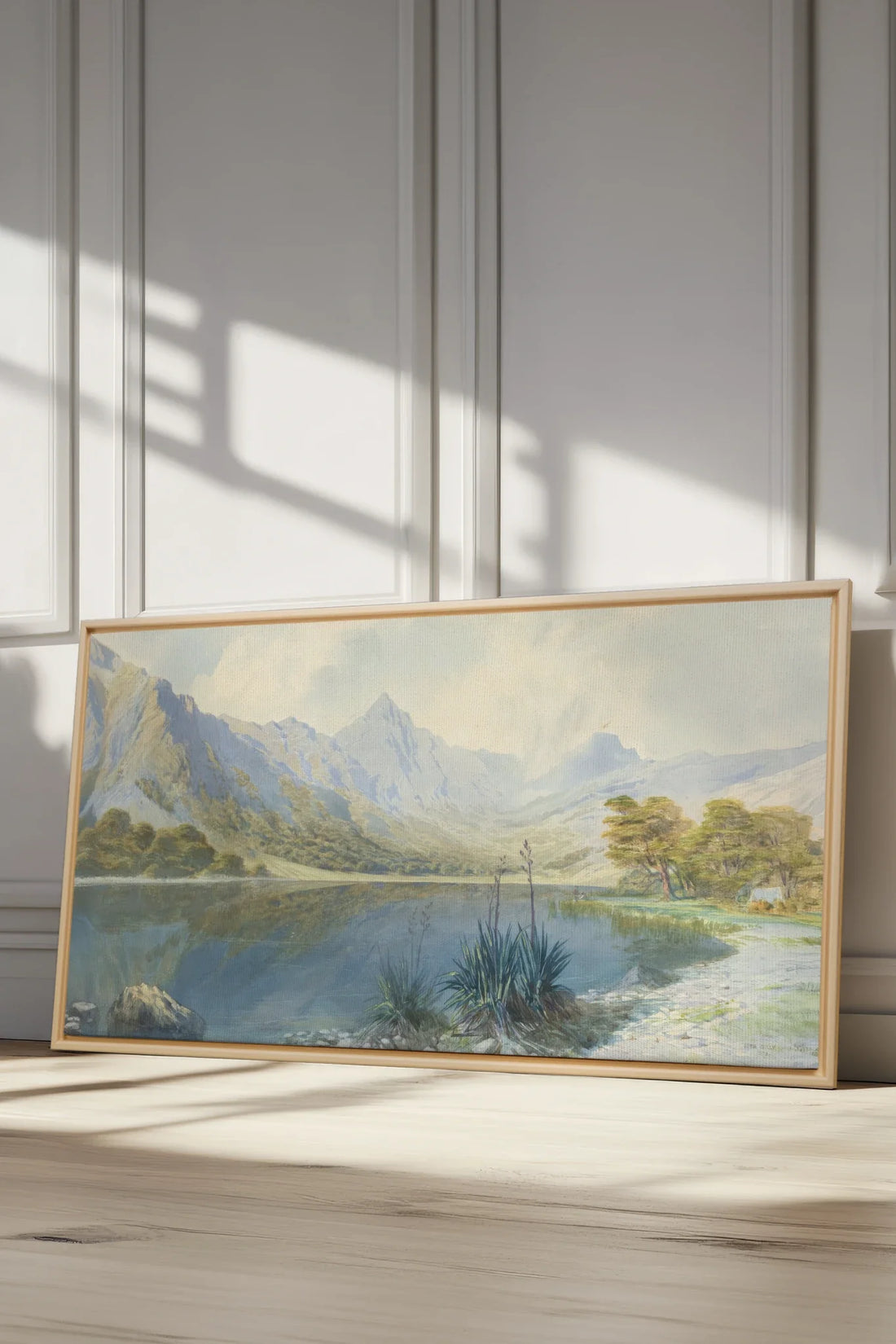 STILLWATER HAVEN, Oeuvre sur toile étirée, encadré Naturel Clair