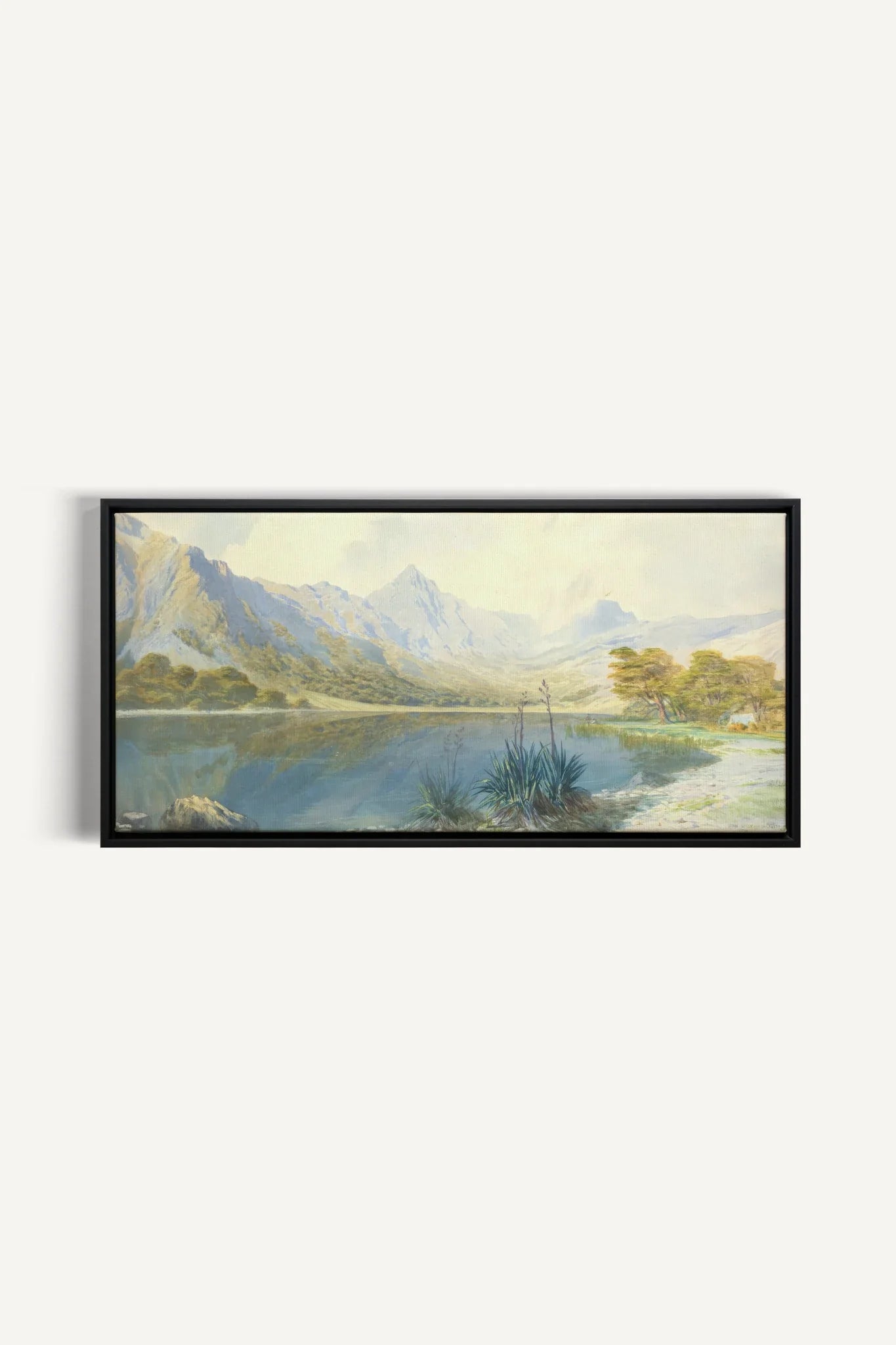 STILLWATER HAVEN, Oeuvre sur toile étirée, encadré Noir