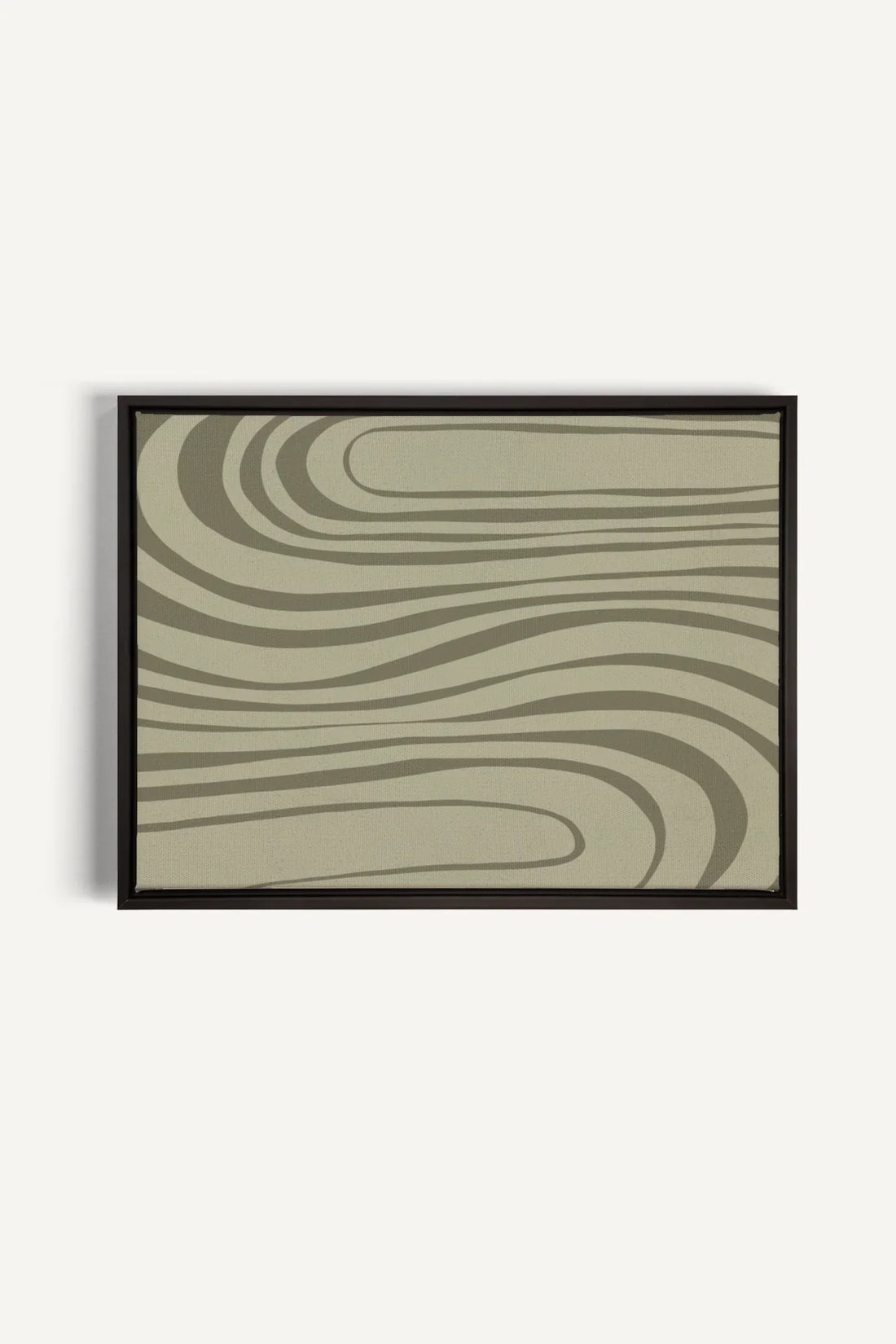 OLEKA CANVAS - STREAMLINES, Oeuvre sur toile étirée, encadré Noir