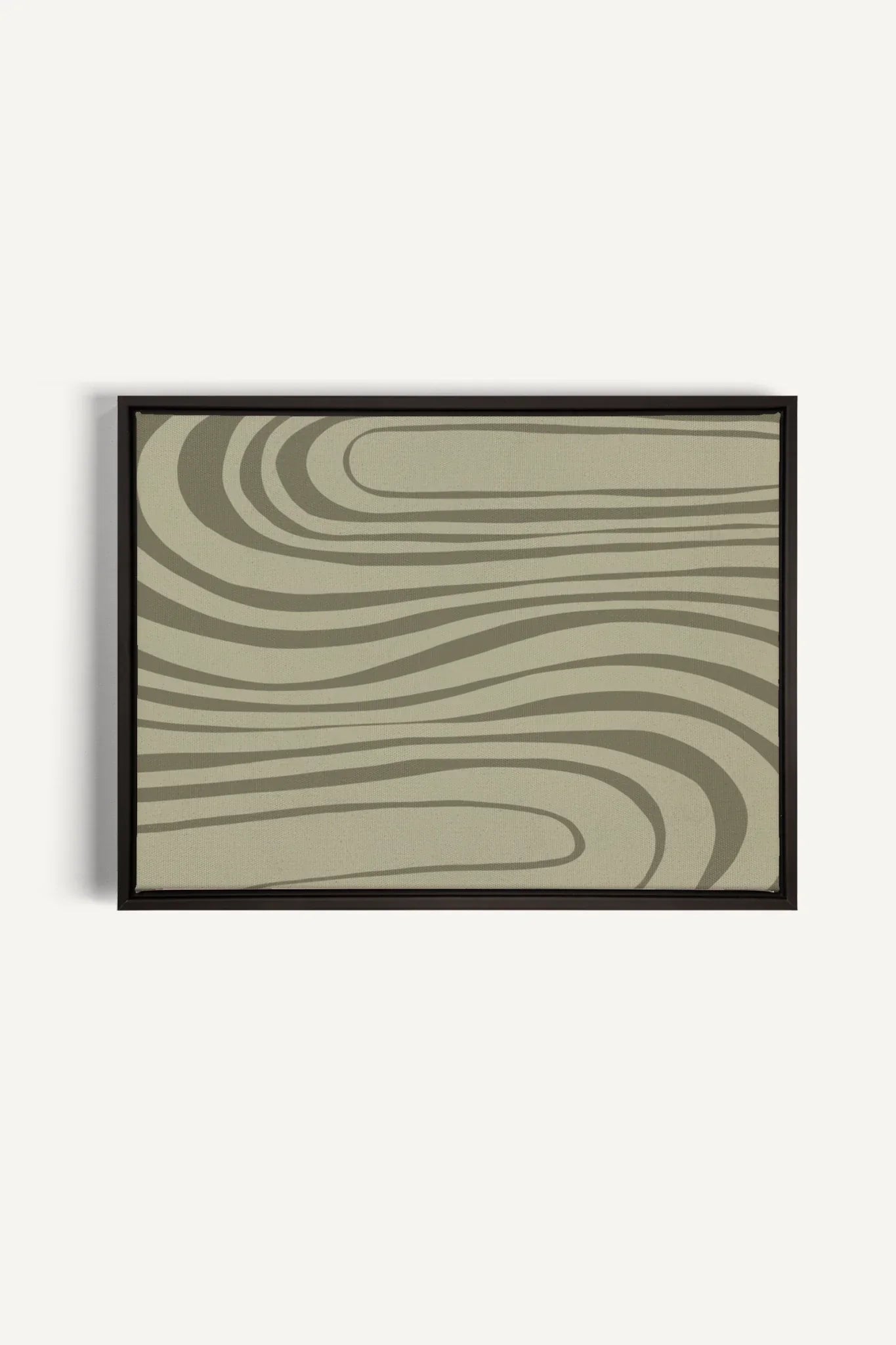 OLEKA CANVAS - STREAMLINES, Oeuvre sur toile étirée, encadré Noir