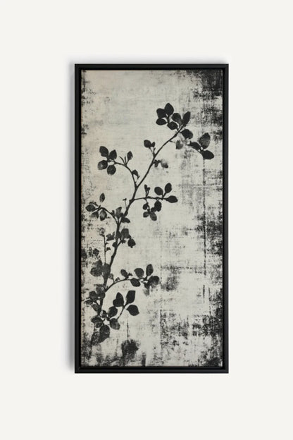 OLEKA CANVAS - SUBTLE NATURE, Oeuvre sur toile étirée, encadré Noir