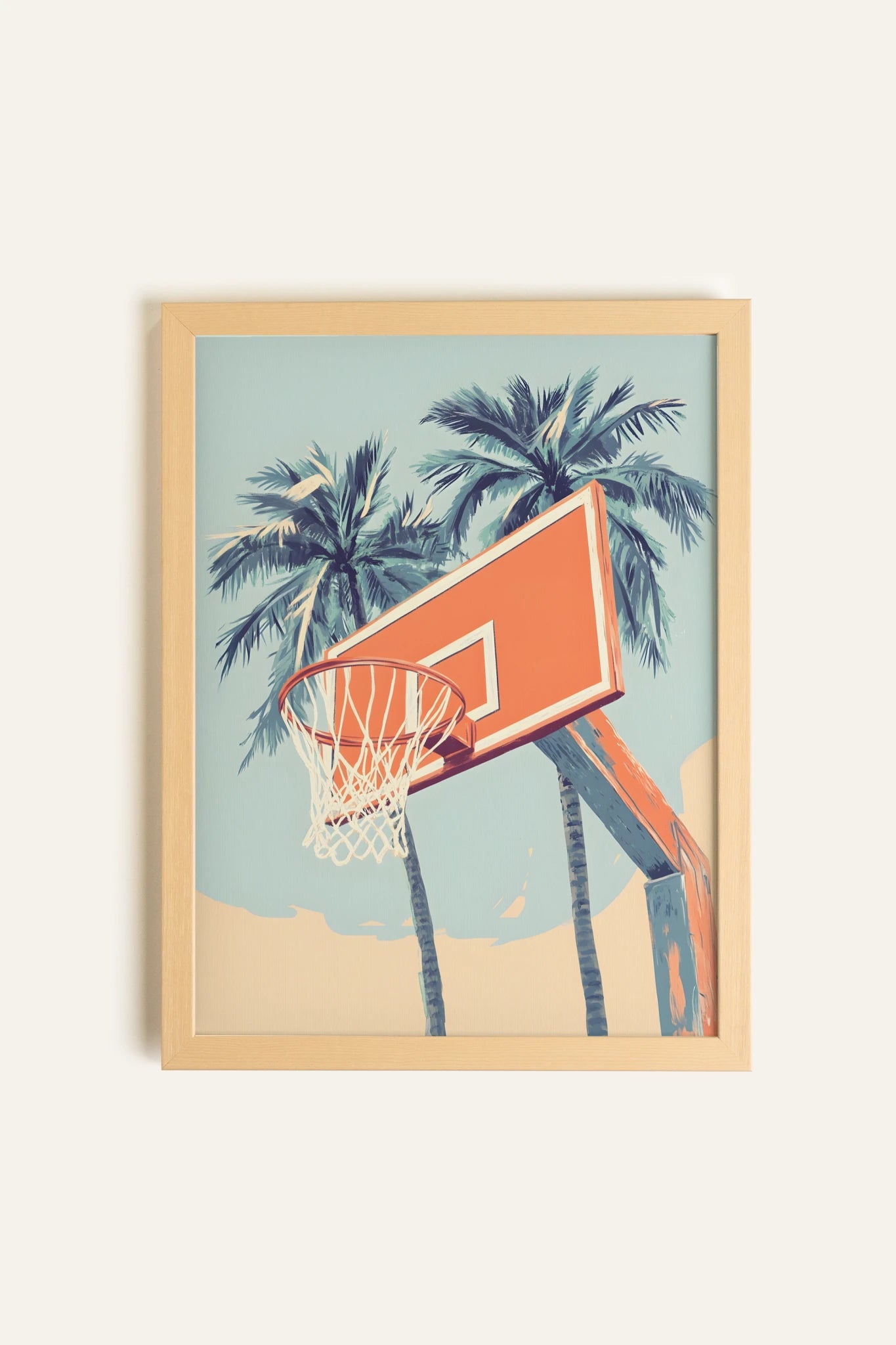 SUMMER HOOPS, Toile Rigide