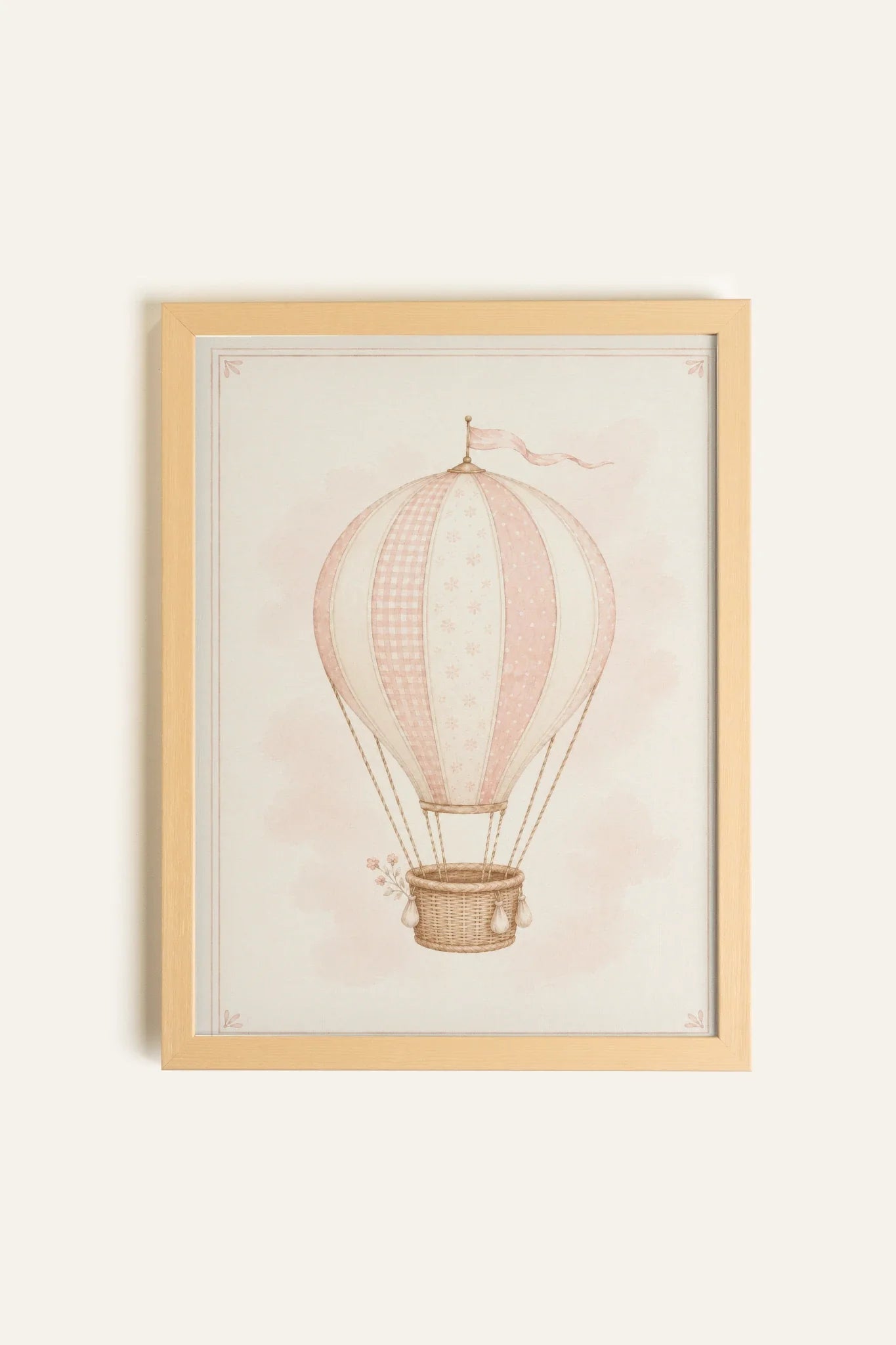 SWEET FLIGHT, Oeuvre sur toile rigide, encadré Naturel Clair