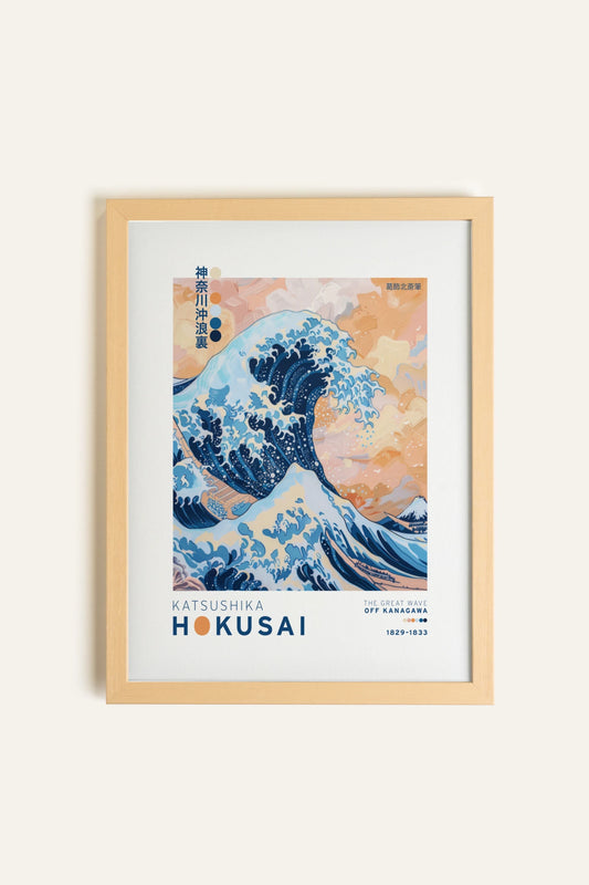 THE GREAT WAVE, Toile Rigide