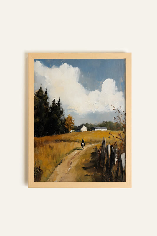 THROUGH THE FIELDS, Toile Rigide