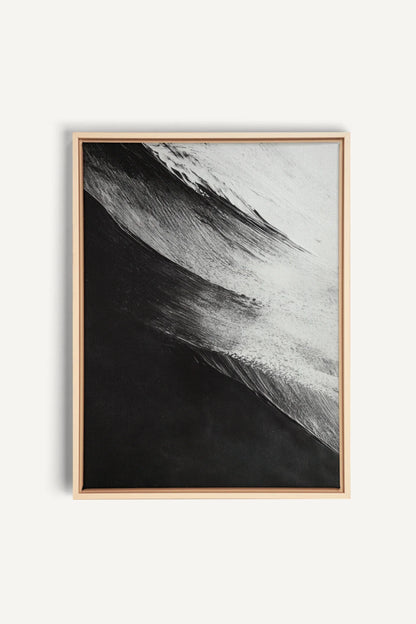 TIDE OF SHADOWS, Artwork on stretched canvas, framed Natural Light
