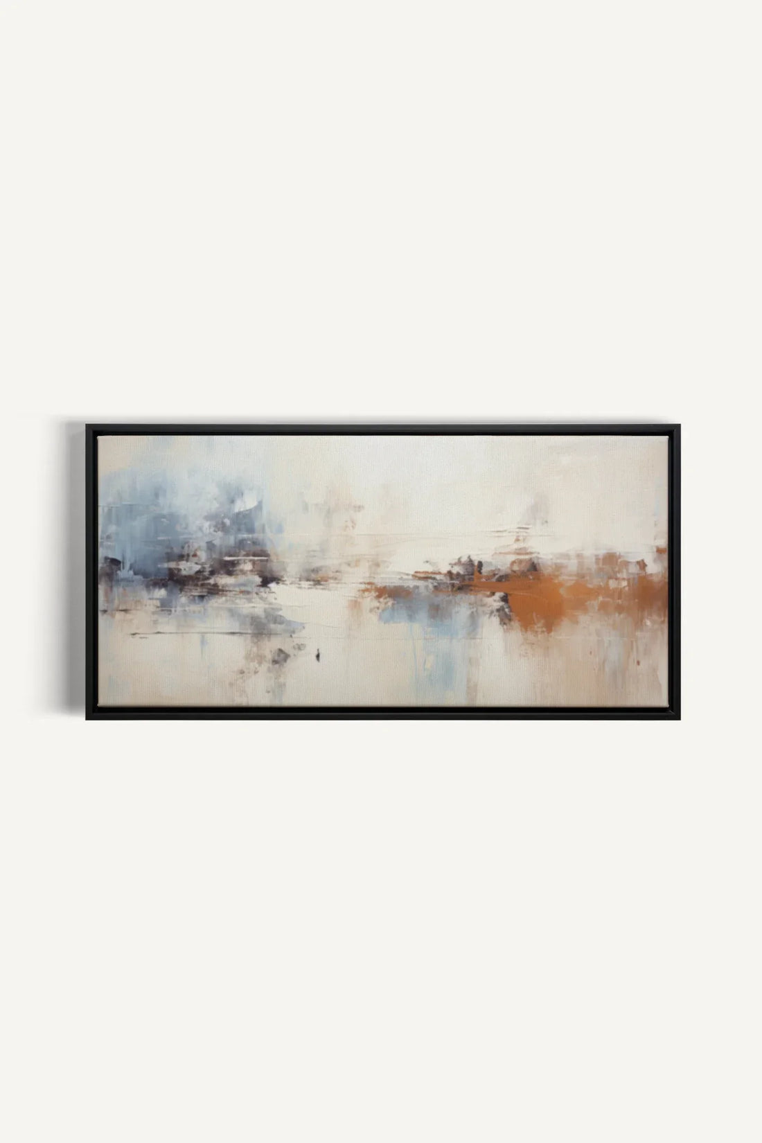 OLEKA CANVAS - TIMELESS ART, Oeuvre sur toile étirée, encadré Noir