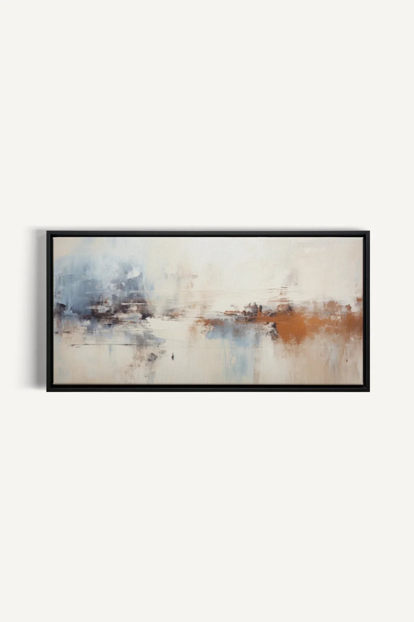 OLEKA CANVAS - TIMELESS ART, Oeuvre sur toile étirée, encadré Noir