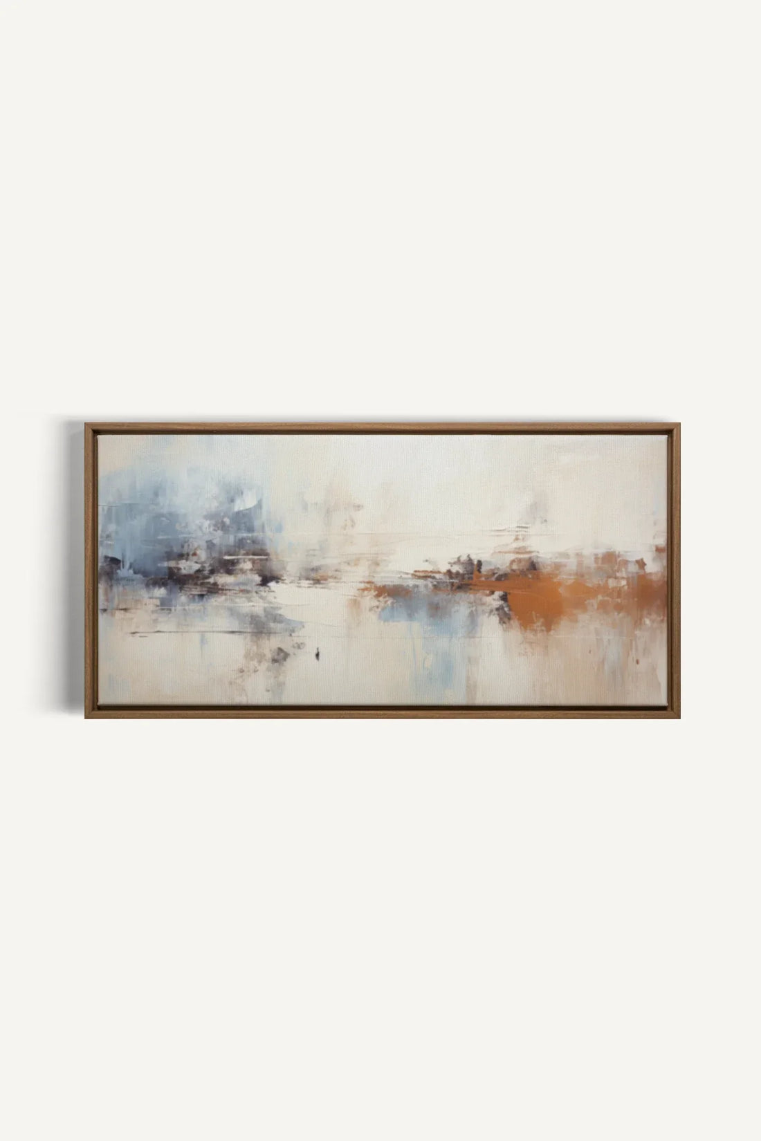 OLEKA CANVAS - TIMELESS ART, Oeuvre sur toile étirée, encadré Brun Chêne