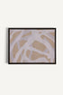 OLEKA CANVAS - TISSAGE NATUREL, Oeuvre sur toile étirée, encadré Noir